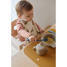 Load image into Gallery viewer, LIEWOOD - 2 Pack Peony Suction Bowl (Whale Blue)