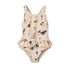 Load image into Gallery viewer, Liewood - Amara Printed Swimsuit (Sea Creature)
