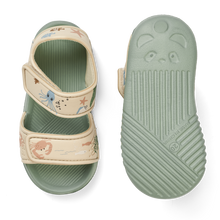 Load image into Gallery viewer, Liewood - Blumer Printed Sandals (Sea creature / Sandy)