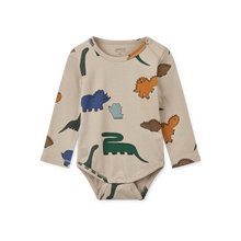 Load image into Gallery viewer, LIEWOOD - 2 Pack Long Sleeve Bodysuit (Dinosaurs)