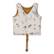 Load image into Gallery viewer, Liewood - Dove Swim Vest (Sea Creature/Sandy) 19-30KG
