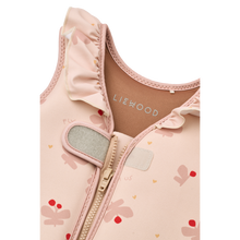Load image into Gallery viewer, Liewood - Dove Swim Vest w Frill (Butterfly / Apple blossom)