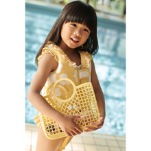 Load image into Gallery viewer, Liewood - Dove Swim Vest w Frill (Flower / Lemon yellow)