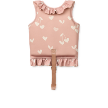 Load image into Gallery viewer, Liewood - Dove Swim Vest w Frill (Sweethearts / Pale tuscany)