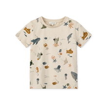 Load image into Gallery viewer, Liewood - Apia Printed Shortsleeve T-shirt (Sea creature / Sandy)