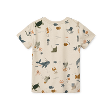 Load image into Gallery viewer, Liewood - Apia Printed Shortsleeve T-shirt (Sea creature / Sandy)