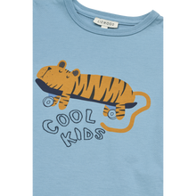 Load image into Gallery viewer, Liewood - Apia Placement Shortsleeve T-shirt (Tiger / Beach blue)