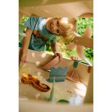 Load image into Gallery viewer, Liewood - Apia Placement Shortsleeve T-shirt (Tiger / Beach blue)