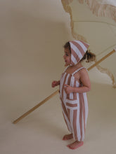 Load image into Gallery viewer, Organic Zoo - Sienna Stripes Artisan Jumpsuit
