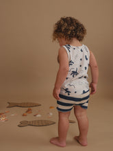 Load image into Gallery viewer, Organic Zoo - Sailor Stripes Knitted Shorts 6-12M