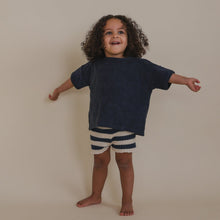 Load image into Gallery viewer, Organic Zoo - Sailor Stripes Knitted Shorts 6-12M