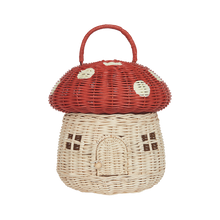 Load image into Gallery viewer, Olli Ella - 紅蘑菇籃 Red Mushroom Basket