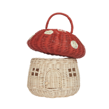 Load image into Gallery viewer, Olli Ella - 紅蘑菇籃 Red Mushroom Basket