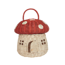 Load image into Gallery viewer, Olli Ella - 紅蘑菇籃 Red Mushroom Basket