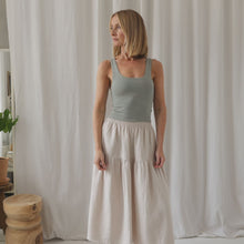 Load image into Gallery viewer, Organic Zoo- Adult Women's Ceramic White Linen Skir