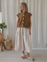 Load image into Gallery viewer, Organic Zoo- Adult Women's Ceramic White Linen Skir