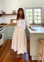 Load image into Gallery viewer, Organic Zoo- Adult Women's Ceramic White Linen Skir