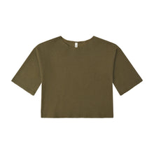 Load image into Gallery viewer, Organic Zoo - Olive Waffle Boxy Sweatshirt 3-4Y