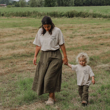 將圖片載入圖庫檢視器 Organic Zoo - 成人有機棉平紋長裙 - Olive