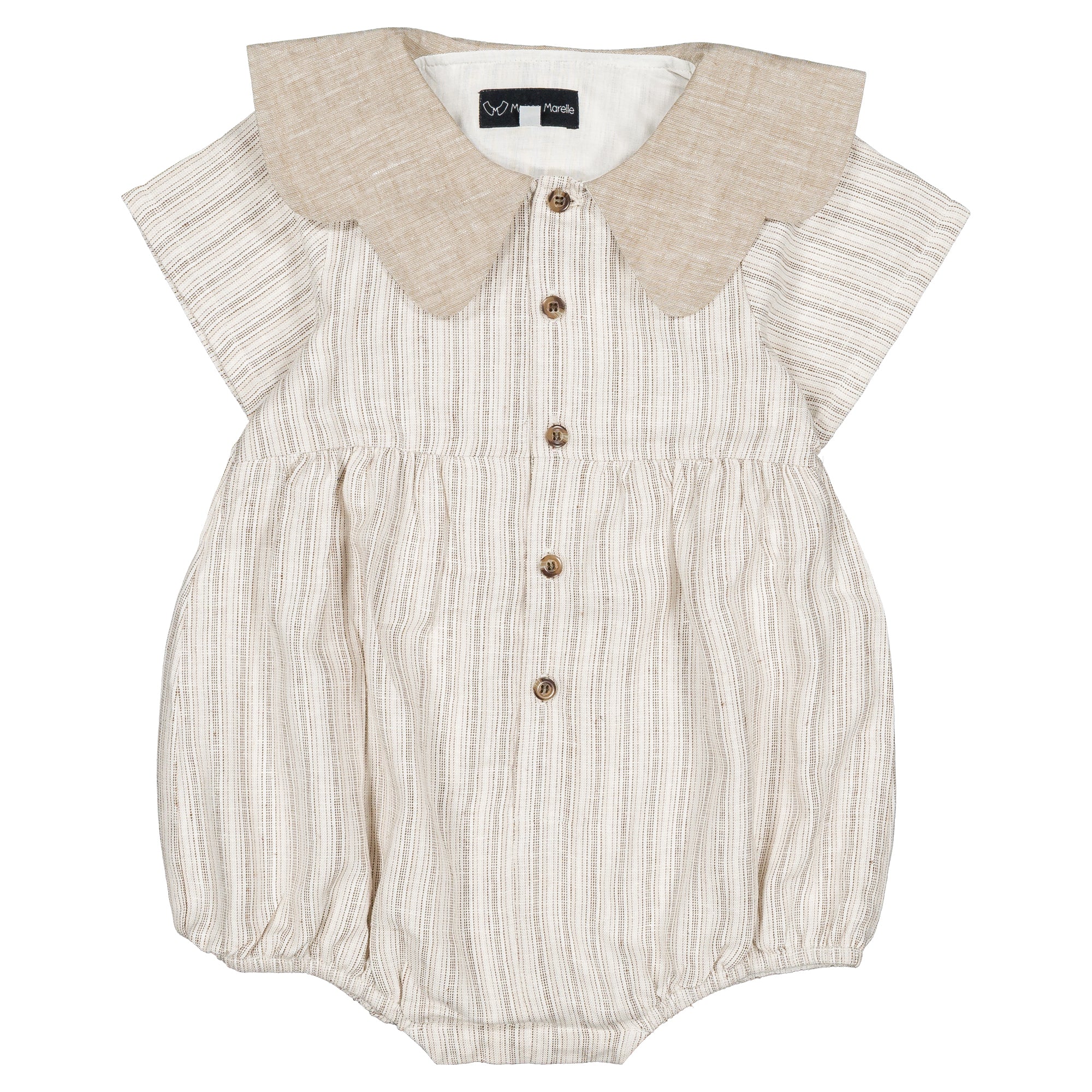 預購] Maison Marelle - Romper NEUILLY- beige stripes – Everlybee