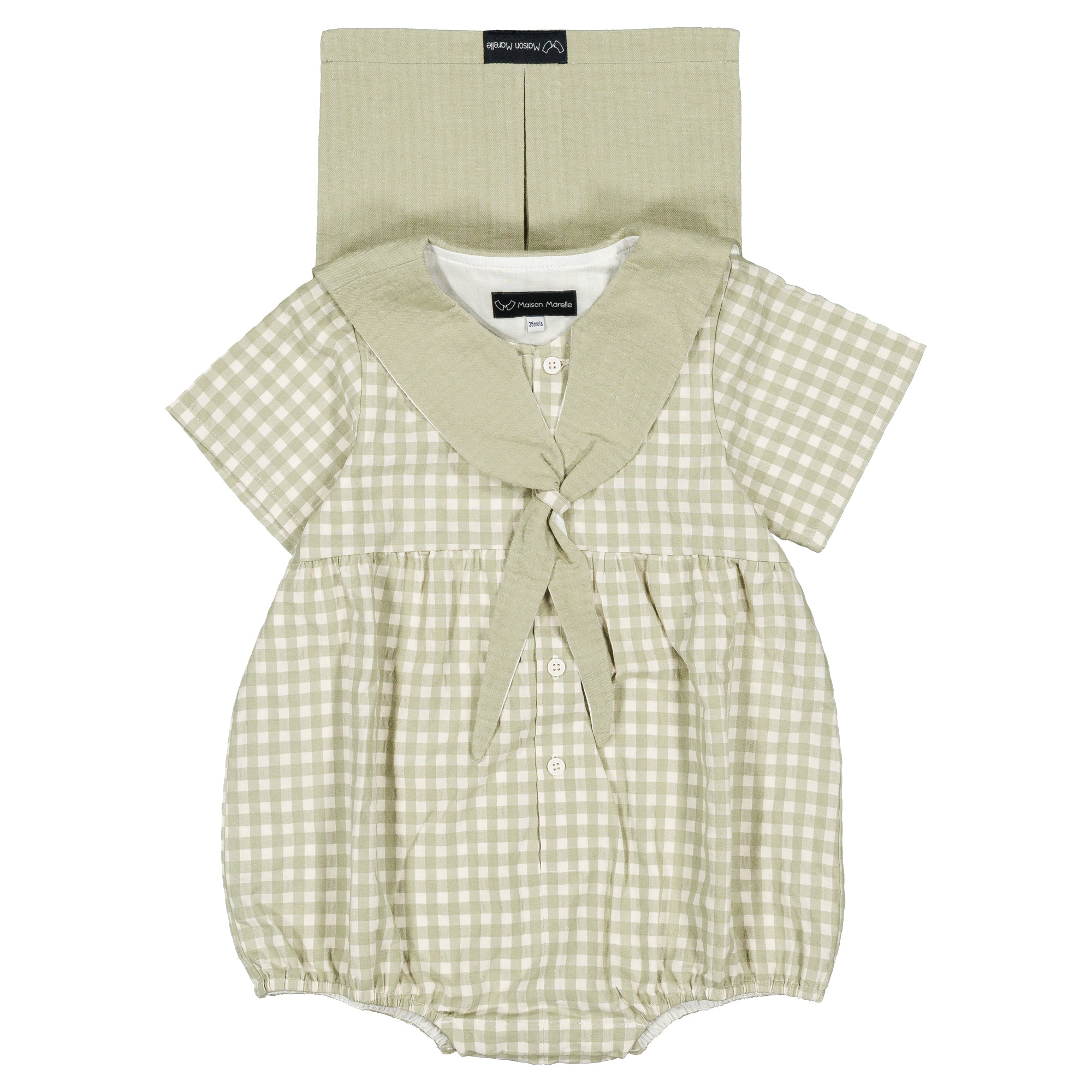 預購] Maison Marelle - Romper CAMBON - green tea tiles – Everlybee