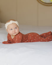 Load image into Gallery viewer, Quincy Mae - Bamboo Zip Footie (Candy Canes)