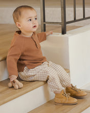 Load image into Gallery viewer, Quincy Mae - Woven Pant (Cedar Check)