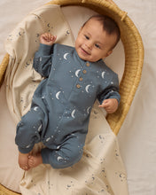 Load image into Gallery viewer, Quincy Mae - Relaxed Fleece Jumpsuit (Silver Moons)