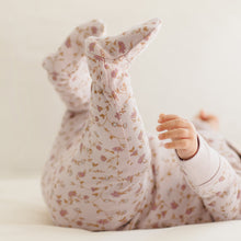 Load image into Gallery viewer, Quincy Mae - Zip Long Sleeve Footie (Garden)