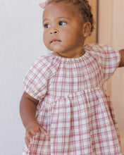 Load image into Gallery viewer, Quincy Mae - Bella Dress (Pink Plaid) 18-24M
