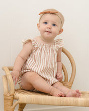 Load image into Gallery viewer, Quincy Mae - Bonnie Romper (Vintage Stripe)