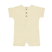 將圖片載入圖庫檢視器 Quincy Mae - 短袖連身衣 (Yellow Stripe)