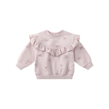 Load image into Gallery viewer, Quincy Mae - Relaxed Fleece Sweater + Pant Set (Bows)