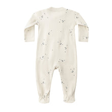 Load image into Gallery viewer, Quincy Mae - Zip Long Sleeve Footie (Moons)