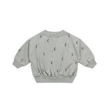 將圖片載入圖庫檢視器 Quincy Mae - 寬鬆衛衣+褲子組合 (月亮) 沒有刷毛