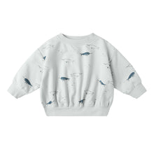 Load image into Gallery viewer, Quincy Mae - Relaxed Fleece Sweater + Pant Set (Narwhals)