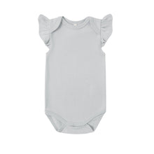 Load image into Gallery viewer, Quincy Mae - Flutter Sleeve Bodysuit (Sky)