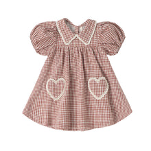 Load image into Gallery viewer, Quincy Mae - Coraline Dress Red Gingham