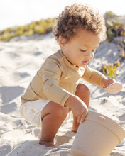 Load image into Gallery viewer, Quincy Mae - Rashguard (Honey) + Tiger Swimpants 2-3Y