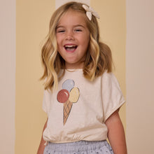 Load image into Gallery viewer, Rylee + Cru - Cropped Cinched Tee (Gelato) 2-3Y
