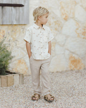 Load image into Gallery viewer, Rylee + Cru - Collared Short Sleeve Shirt || Umbrellas 2-3Y