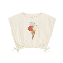 Load image into Gallery viewer, Rylee + Cru - Cropped Cinched Tee (Gelato) 2-3Y