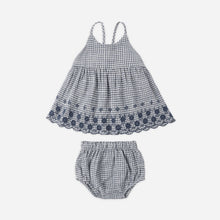 Load image into Gallery viewer, Rylee + Cru - Zenni Set (Marine Gingham)