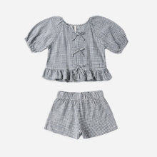 Load image into Gallery viewer, Rylee + Cru - Juniper Set (Marine Gingham) 4-5Y