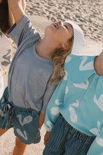 Load image into Gallery viewer, Tiny Cottons - Tiny Giverny Knitted Tee (Grey)