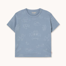 Load image into Gallery viewer, Tiny Cottons - Tiny Giverny Knitted Tee (Grey)