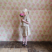 Load image into Gallery viewer, Little Cotton Clothes - Ira Skirt Straw Check (2Y-6Y)