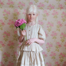 Load image into Gallery viewer, Little Cotton Clothes - Ira Skirt Straw Check (2Y-6Y)