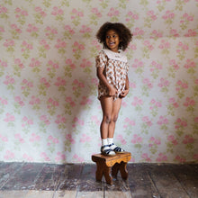 Load image into Gallery viewer, Little Cotton Clothes - Ivy Romper Marigold Floral (6M-2Y)