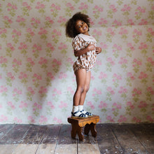 Load image into Gallery viewer, Little Cotton Clothes - Ivy Romper Marigold Floral (6M-2Y)